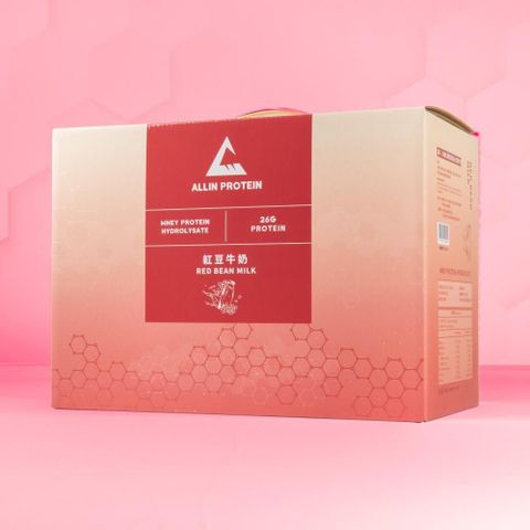 【南紡購物中心】 【ALL IN】水解乳清-紅豆牛奶