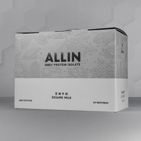 【ALL IN】分離乳清-芝麻牛奶60包/盒