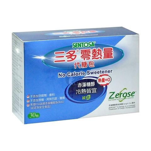 【三多SENTOSA】零熱量代糖包_赤藻糖醇 (1g*30包)