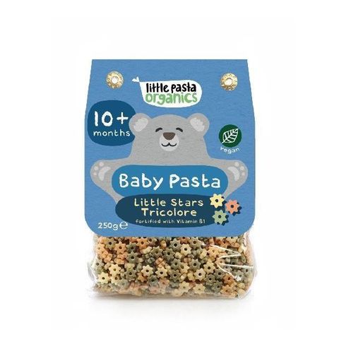 little pasta 小小帕斯達 【南紡購物中心】 英國  _baby pasta 迷你星造型(盒裝)  寶寶義大利麵