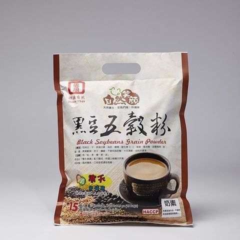 源順 【南紡購物中心】 自然笑顏黑豆五穀粉(28g*15入/袋)4入組