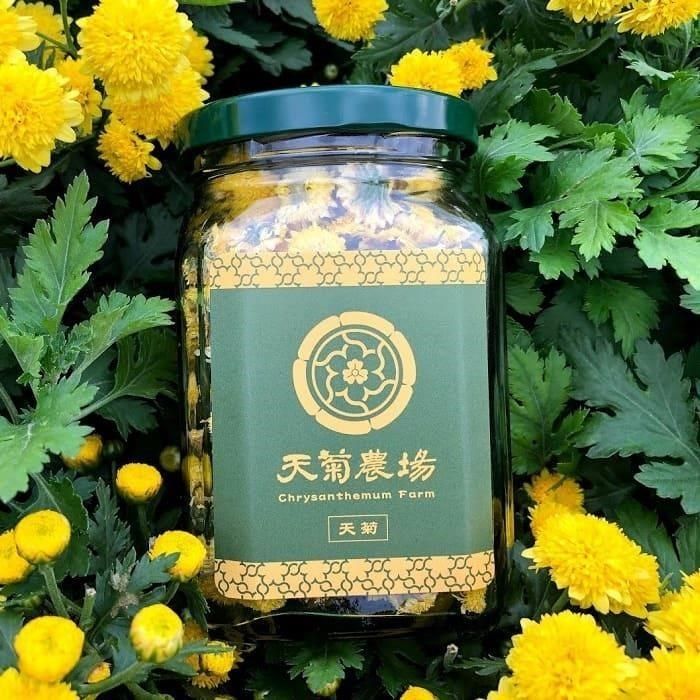 天菊農場 【南紡購物中心】 天菊花茶20克玻璃瓶裝