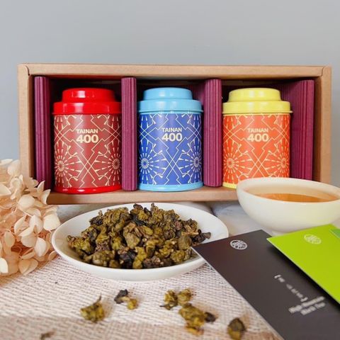 【臺南400 X 無藏茗茶】聯名限定款 風華台南 綜合款璀璨茶禮盒(金萱系列)x2組