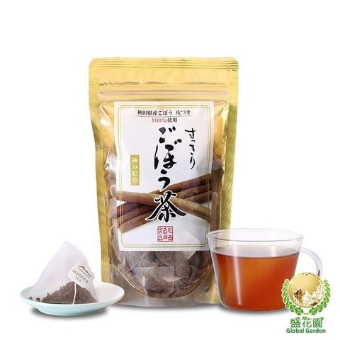 盛花園 【南紡購物中心】  日本秋田白神食品-牛蒡茶(15茶包/袋)