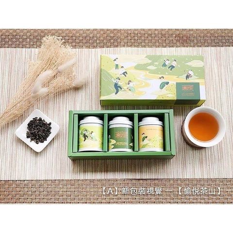 Wu Tsang 無藏茗茶 【南紡購物中心】 無藏 阿里山故事茶3入客製茶葉精美小禮盒展翅飛翔/溫潤甘美【清新款】x2盒 節慶限定中秋-靜好圓滿x2組 