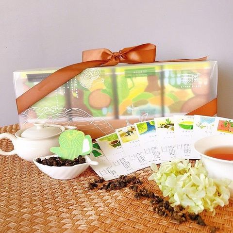 【無藏嚴選】阿里山高山茶精緻四入木盒禮 ─ 豪華經典─ 金萱茶3款+高山烏龍