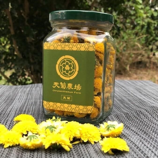 天菊農場 【南紡購物中心】 天菊花茶10克玻璃瓶裝