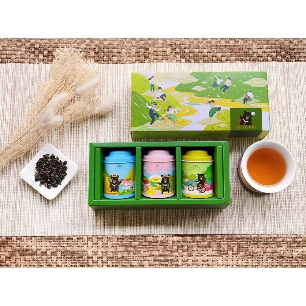 Wu Tsang 無藏茗茶 喔熊茶葉禮盒  無藏【參山旅行趣】三入綜合茶葉禮盒