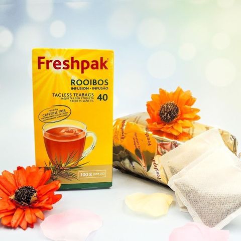 即期品【Freshpak】南非國寶茶 RooibosTea 茶包-新包裝/40入*3盒