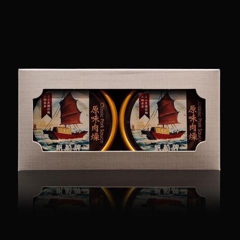 帆船牌［正宗度小月擔仔麵本舖出品］肉燥2入輕巧盒 (原味)