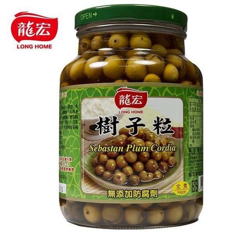 龍宏 【南紡購物中心】 樹子粒(破布子) 650g