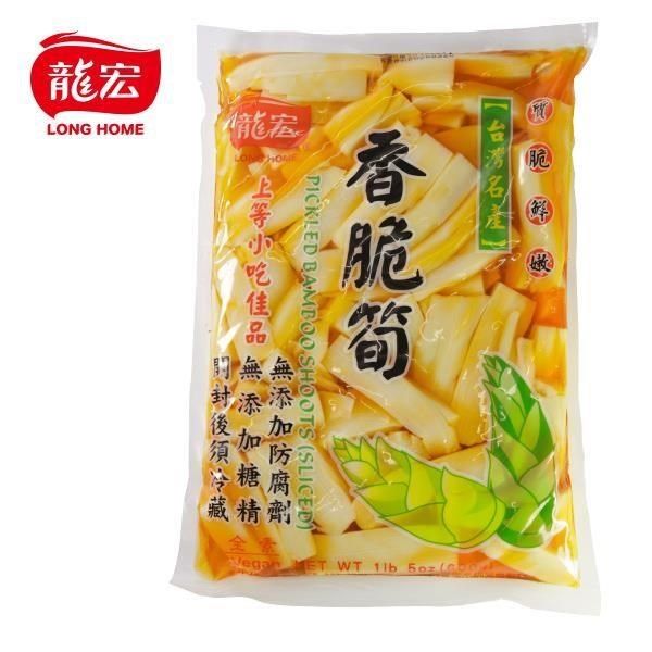 龍宏 【南紡購物中心】 香脆筍 600g(袋裝)