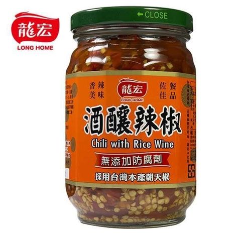 龍宏 【南紡購物中心】 酒釀辣椒 360g