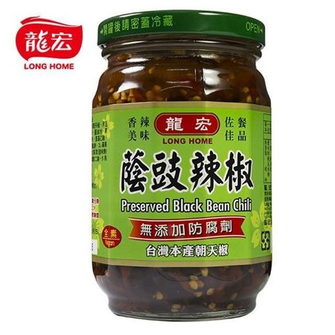 龍宏 【南紡購物中心】 蔭豉辣椒 380g