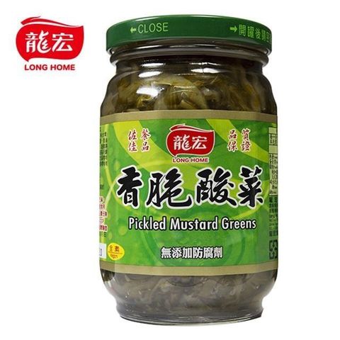 【龍宏】香脆酸菜 370g