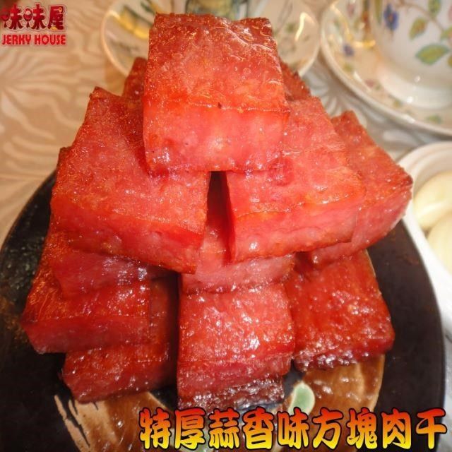 味味屋 特厚蜜汁方塊肉干180g2包特厚黑胡椒方塊180g2包特厚蒜味方塊180g2包共6包
