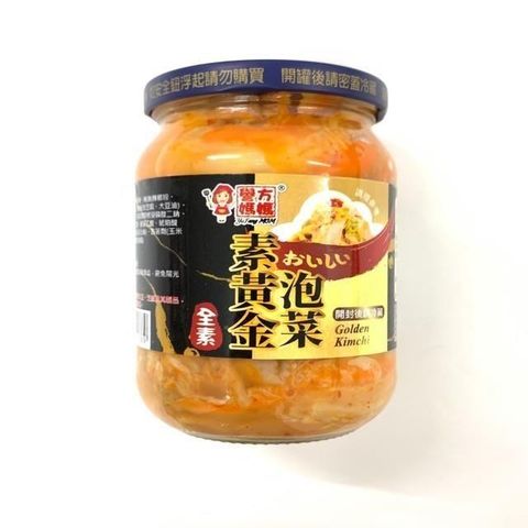 【南紡購物中心】 【譽方媽媽】素黃金泡菜350g