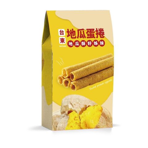 【南紡購物中心】 【信華農特產】地瓜蛋捲 144公克(2入*4包)/盒