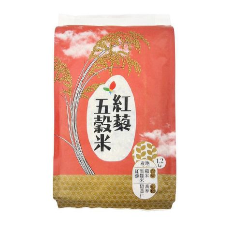 【南紡購物中心】 【池上鄉農會】紅藜五穀米1.2公斤/包