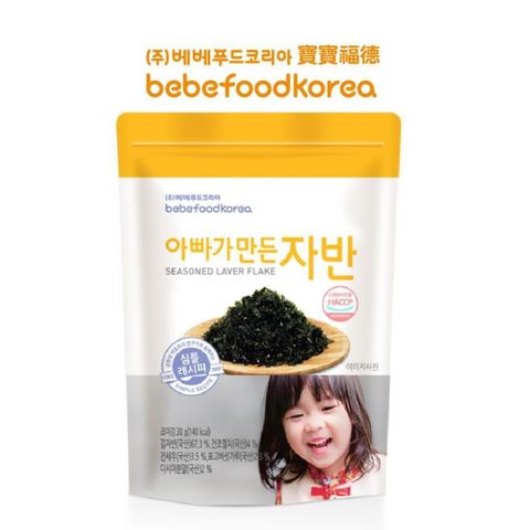 【南紡購物中心】 韓國bebefood寶寶福德 海苔酥(30g) 拌飯 拌麵 超下飯