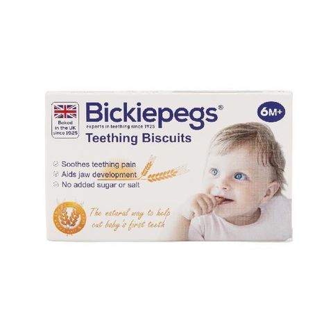 【南紡購物中心】 英國 Bickiepegs 寶寶磨牙棒 (38g) (包裝顏色隨機出貨)