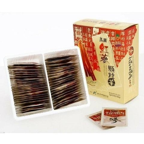 【南紡購物中心】 韓國高麗 紅蔘顆粒茶包（3公克x50包）/盒x2盒