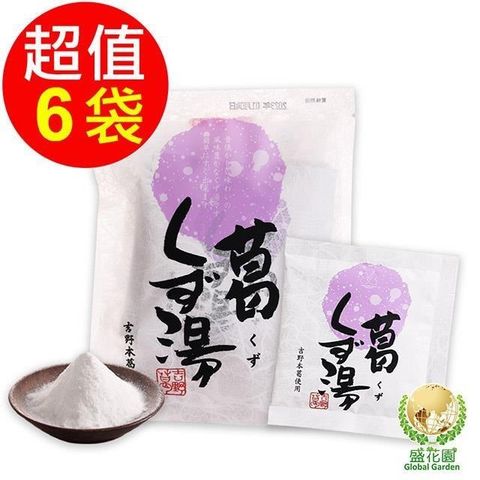 【南紡購物中心】 盛花園 日本不二食品-原味葛粉 4包/袋6袋/組