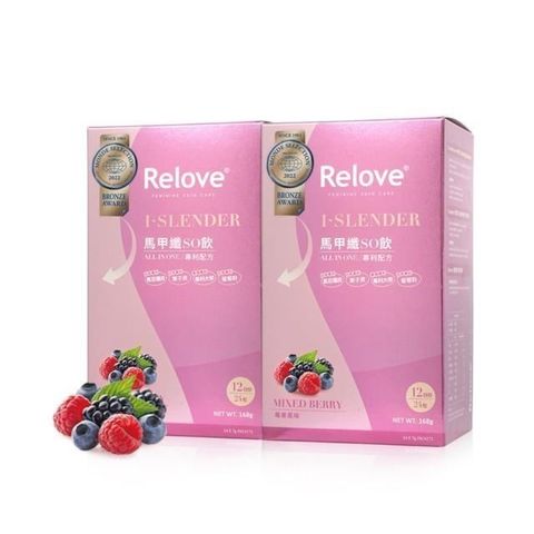 【Relove】馬甲纖SO飲-莓果風味2盒組 (7gX24包/盒)