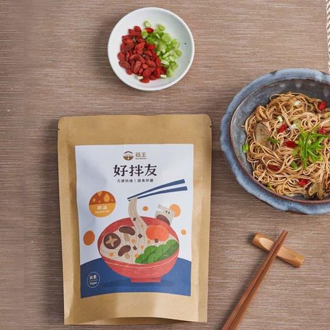 菇王食品 【南紡購物中心】 好拌友 | 麻油薑拌麵醬方便包 