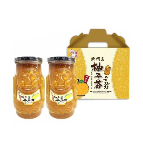【南紡購物中心】 濟州島柚子茶禮盒(1kg x2入/盒)