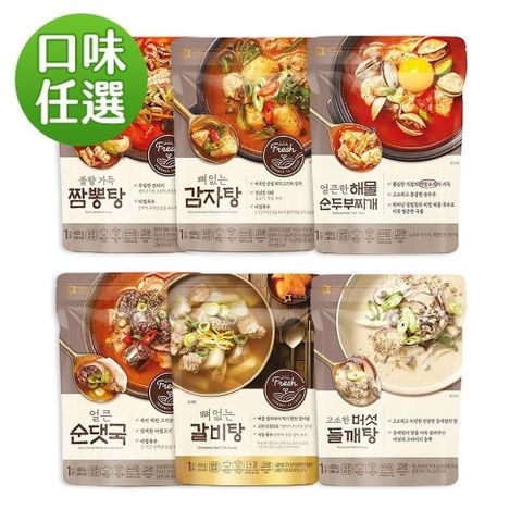 韓味不二 Ourhome湯品400g(豬腸湯/無骨排骨湯/炒碼湯/香辣無骨馬鈴薯排湯)