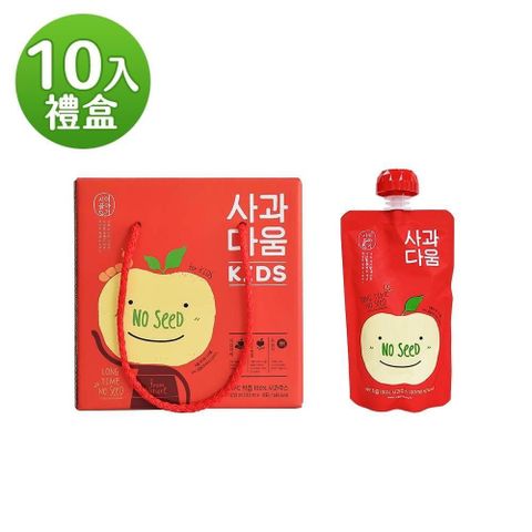 【南紡購物中心】 【韓味不二】韓國蘋果汁120ml(10入)禮盒