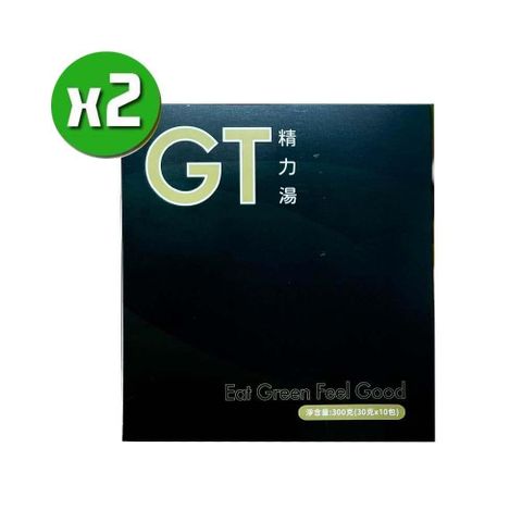 【南紡購物中心】 【美好人生】GT精力湯x2盒(30g*12包/盒) 