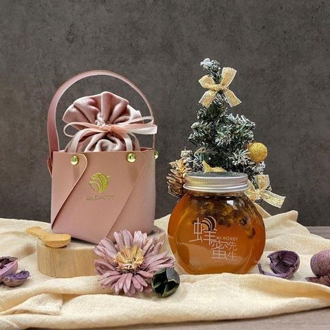 【蜂蜜先生Mr.Honey】蜂蜜提籃組(240g)-蜂蜜漬百香果