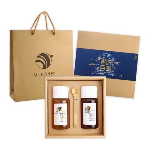 【蜂蜜先生Mr.Honey】雙饗禮盒(500ml+700g)-蜂蜜醋+荔枝蜂蜜(或野花蜂蜜)