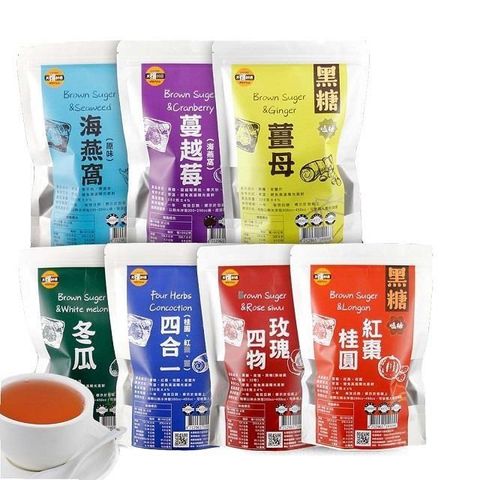 sun-cet. 太禓食品 脈輪黑糖茶磚 嗑糖超大顆純手工茶磚(350g/包)6入組