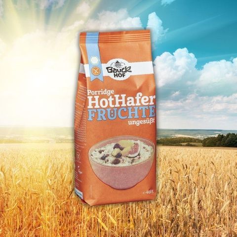 【德國BauckMühle】寶客無麩質五果細燕麥片(400g/包)(無蛋奶)