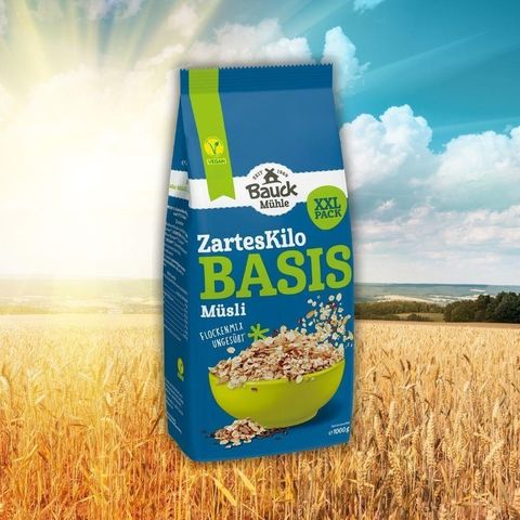 【德國BauckMühle】寶客能量燕麥片(1000g/包)(無蛋奶)