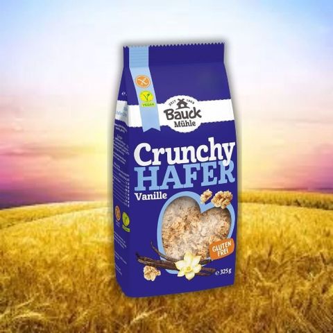 【德國BauckMühle】寶客無麩質香草燕麥脆片(325g/包)Vegan(無蛋奶) 純素