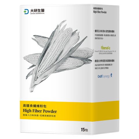 【大研生醫】高膳食纖維粉包(15包x2盒)