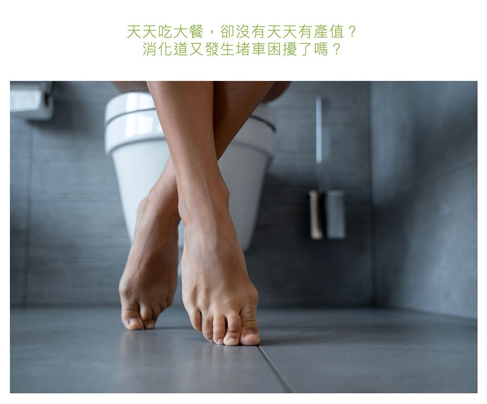 天天吃大餐,卻沒有天天有產值?消化道又發生堵車困擾了嗎?