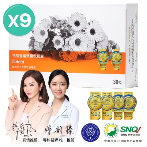 大研生醫 大研視易適葉黃素(30粒x9盒)