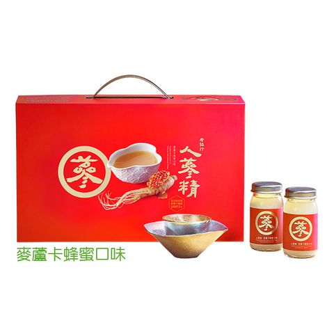 老協珍 人蔘精禮盒 麥蘆卡蜂蜜口味(60ml x14入/盒)