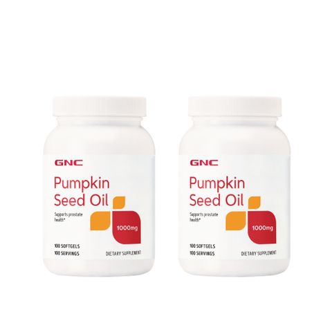 GNC 健安喜 南瓜籽油膠囊食品(100粒/瓶)x2入組 調節私密機能 水龍頭收放自如 自在不鬆洩