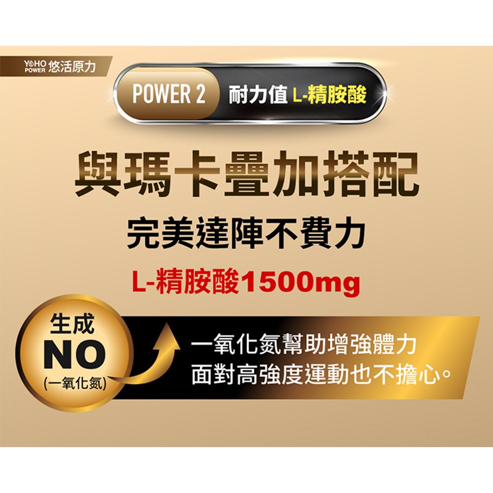 YohoPower 悠活原力 原力黑馬卡精胺酸粉包X5盒(30包/盒)瑪卡+精胺酸南非醉茄