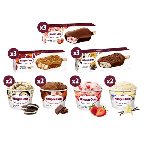 【哈根達斯-冷凍宅配】旗艦獨家特規組(官方旗艦直送)