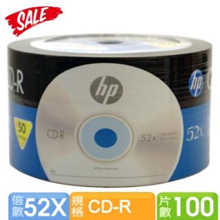 HP 52X CD-R 白金片 100片