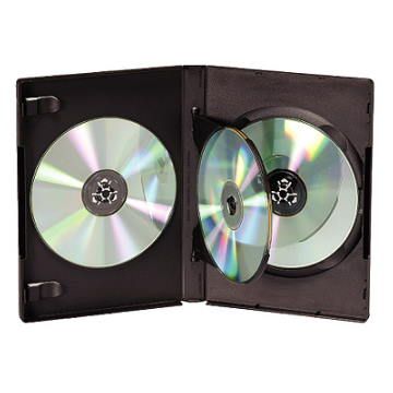 DigiStone  四片裝DVD光碟片精裝優質軟盒/黑色 20PCS