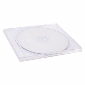 DigiStone 單片裝 CD/DVD 標準優質壓克力硬盒(10mm)-全透明色 x 20PCS