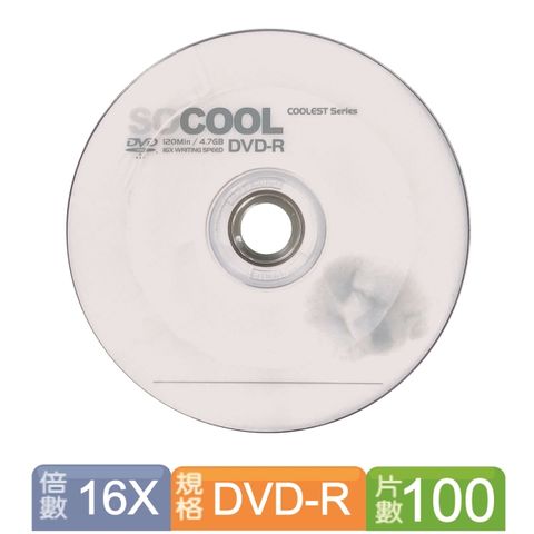 SOCOOL DVD-R 16X 小狗版 100片裝